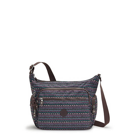 Torba Crossbody Kipling Gabbie Printed Taupe | PL 2053NW